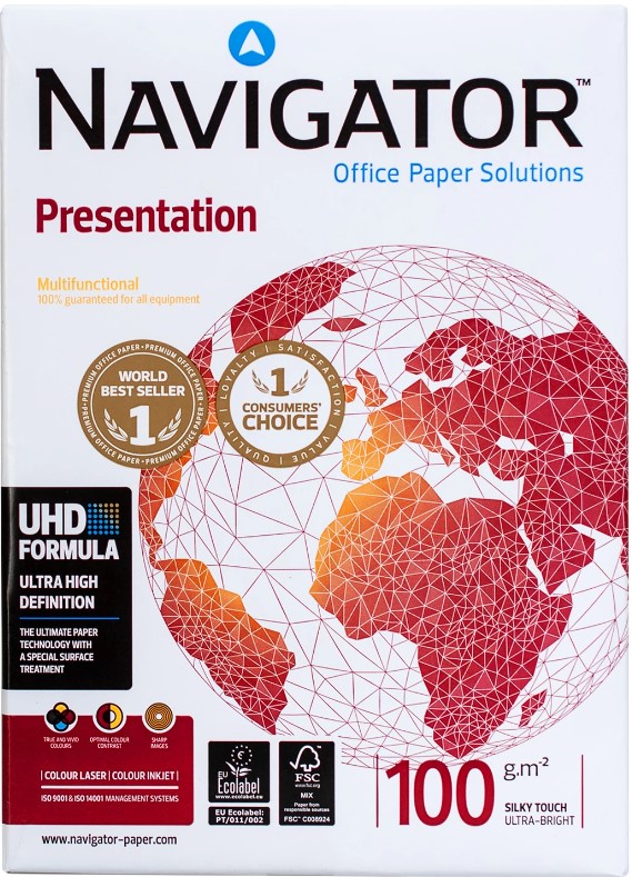 Папір А4 100 г/м2 500 арк. Navigator